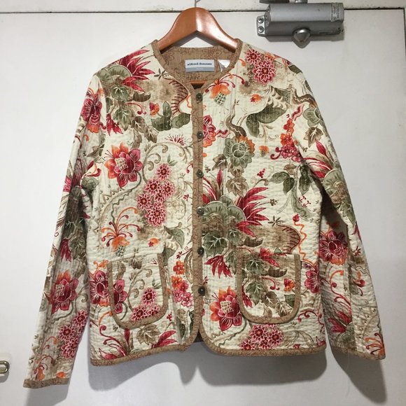 VINTAGE ALFRED DUNNER FLORAL JACKETS SIZE 12P - Picture 1 of 6